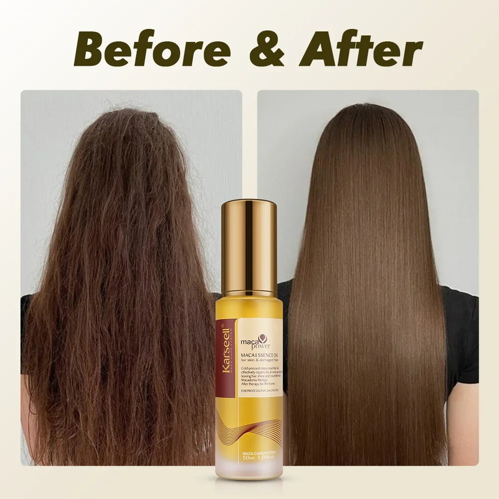 Karseell 50ml Moroccan Argan Oil for Hair Healing Cold Pressed