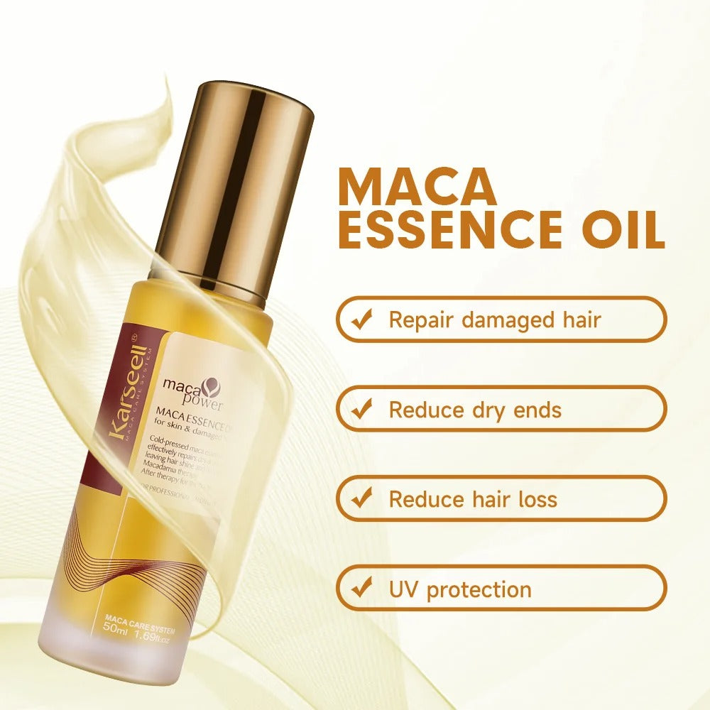 Karseell 50ml Moroccan Argan Oil for Hair Healing Cold Pressed