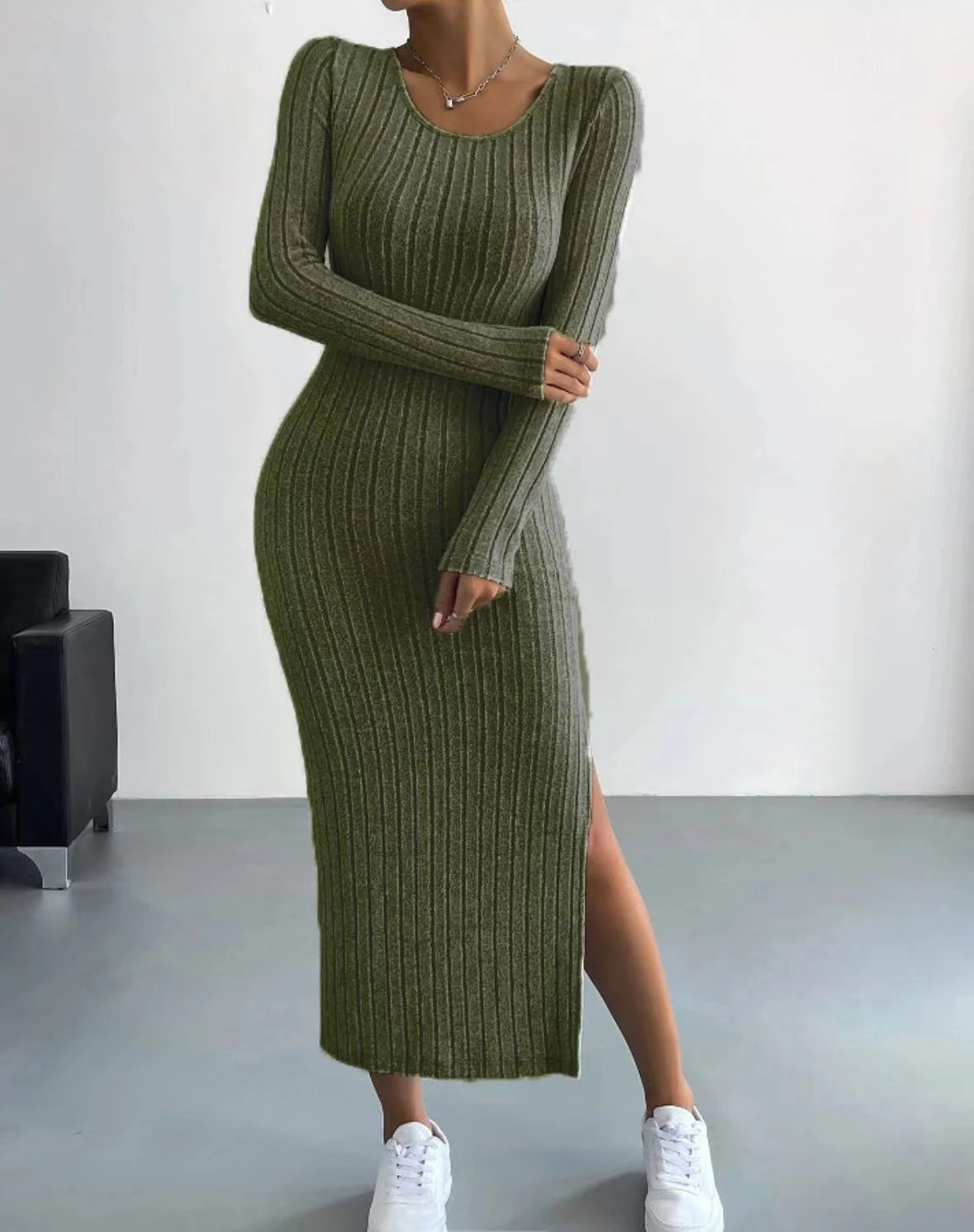 Elegant  Long Sleeve  Dress
