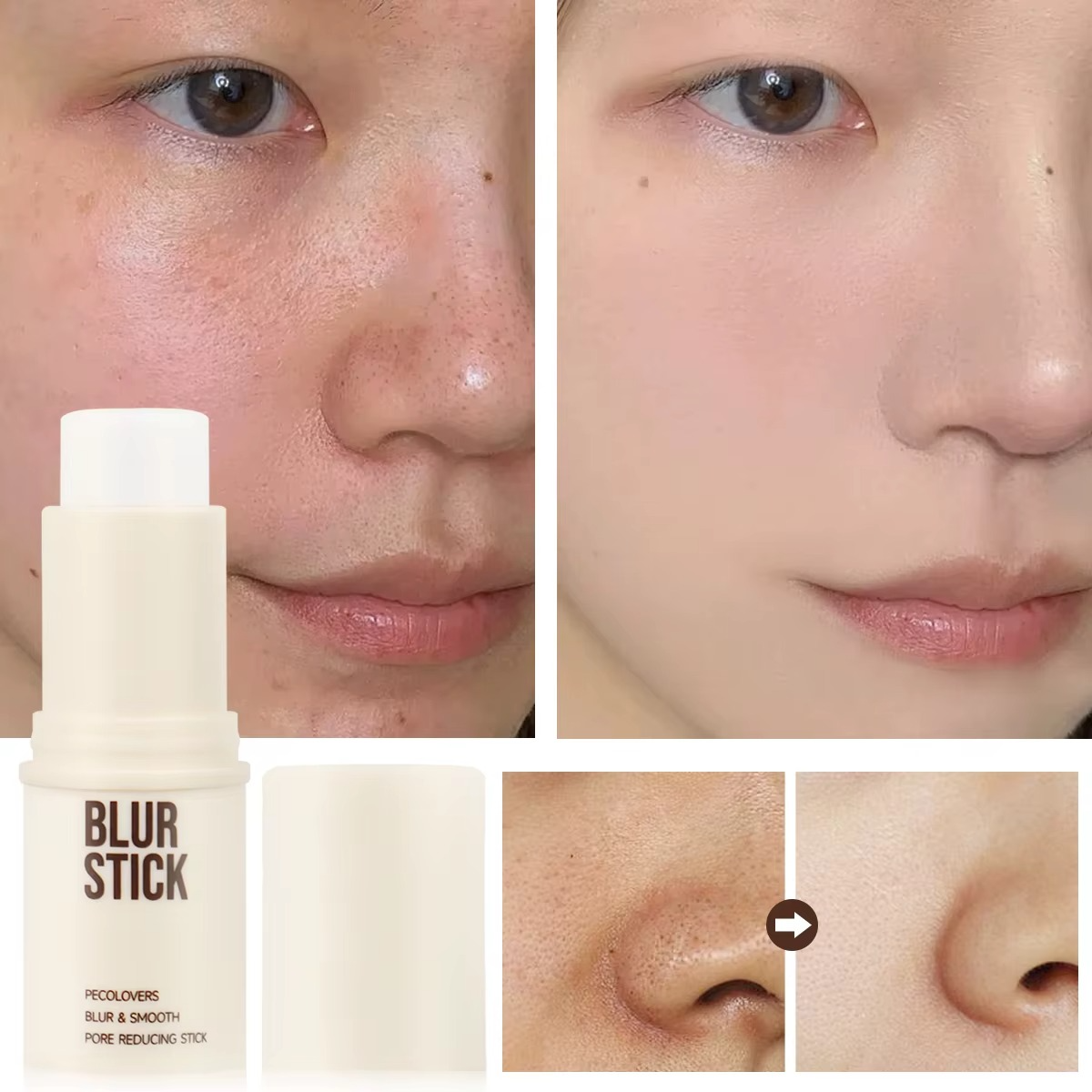 Invisible Pore Blur Stick – Smooth & Hydrated Primer