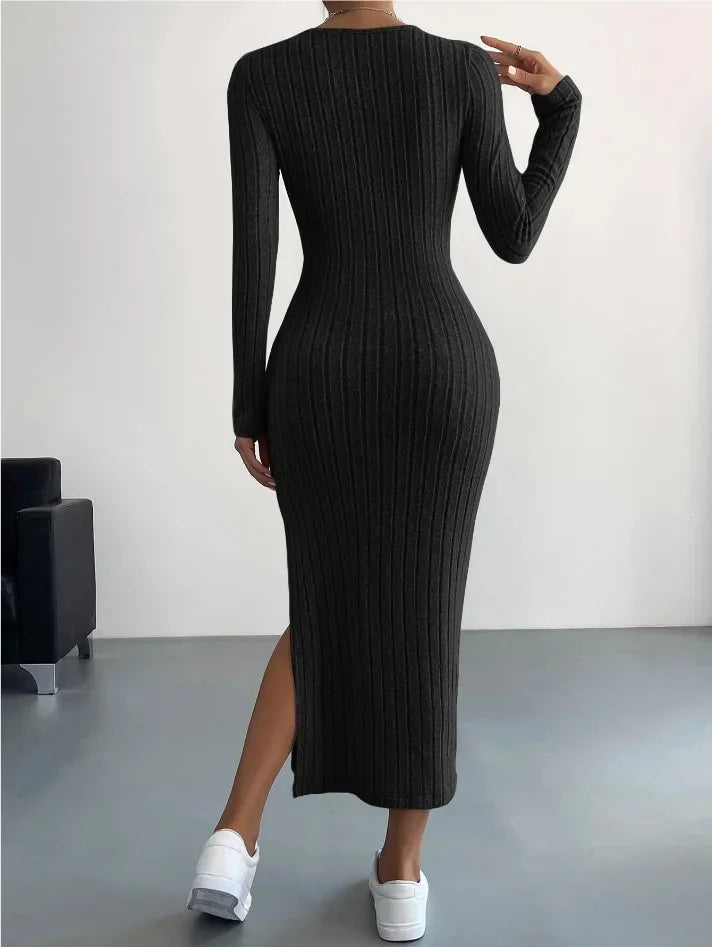 Elegant  Long Sleeve  Dress