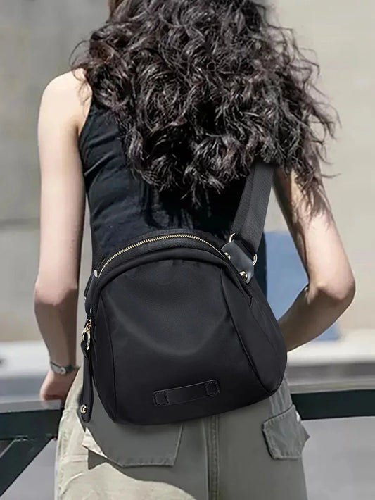 Casual Black Small Crossbody Bag