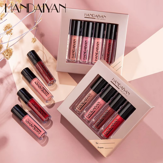 4-Piece Non-Stick Cup Lip Gloss Set