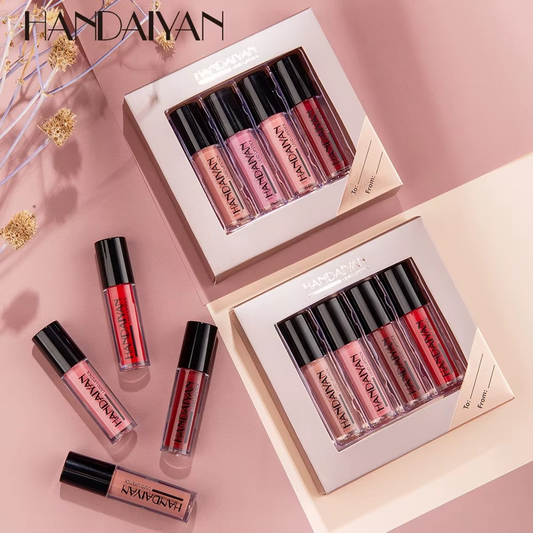 4-Piece Non-Stick Cup Lip Gloss Set