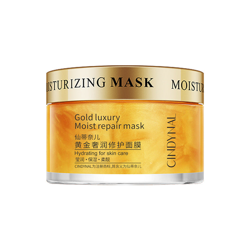 24K Gold Collagen Moisturizing Face Mask – Anti-Wrinkle, Brightening & Firming Cream