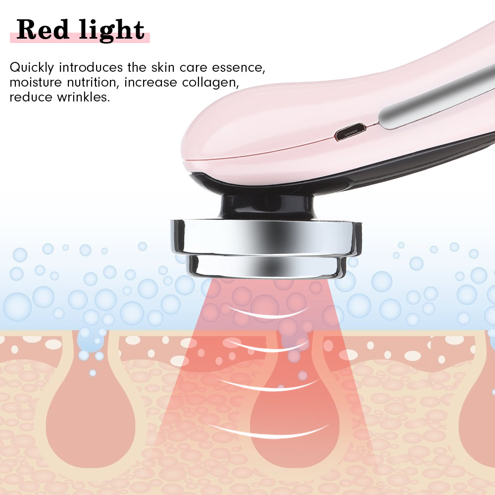 LED Face Massager 5-in-1 – Anti-Aging, Skin Lifting, Wrinkle Reduction