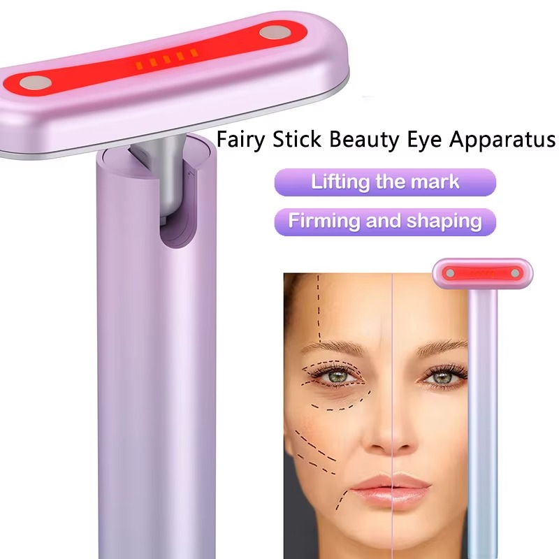 LED Facial Massage Tool for Face & Neck – Anti-Aging | Lifting | Red Light Therapy | Vibration & Warmth