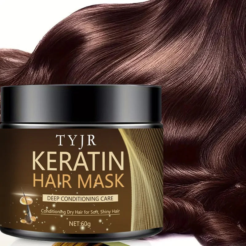 Keratin Hair Mask-Deep Repair & Shine [60g]