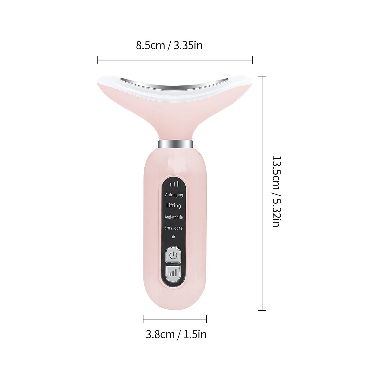 EMS V-Shaped Neck and Face Lifting Massager – Anti-Wrinkle & Skin Tightening Tool