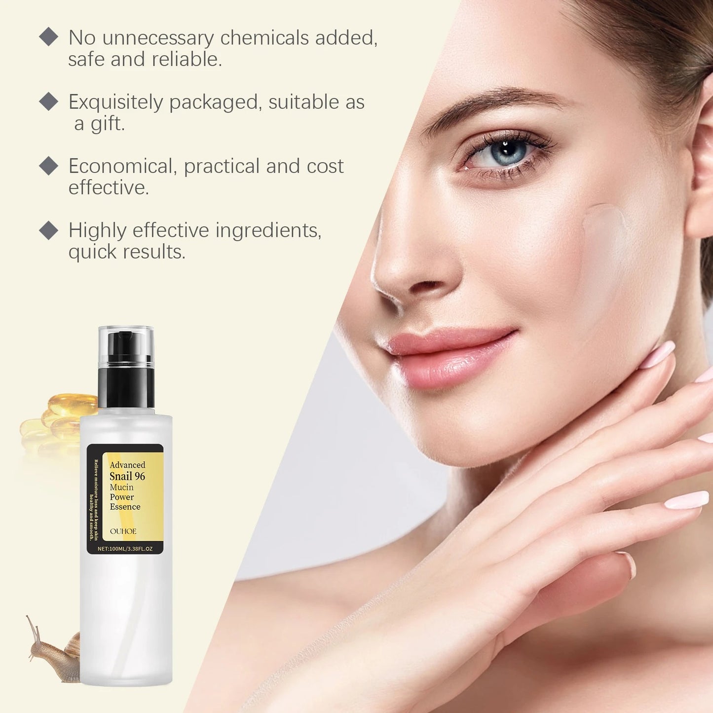 Advanced Snail 96 Mucin Power Essence – 100ml