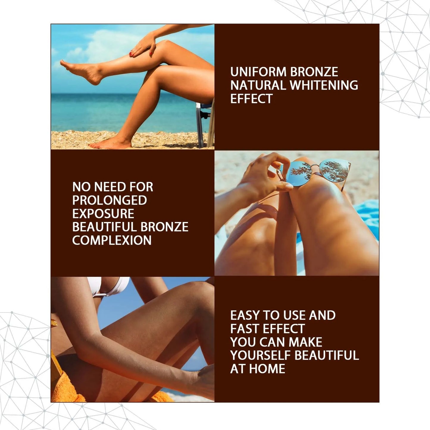 Soft Brown 2-Phase Tanning Spray – Natural Bronze Glow Without the Sun!