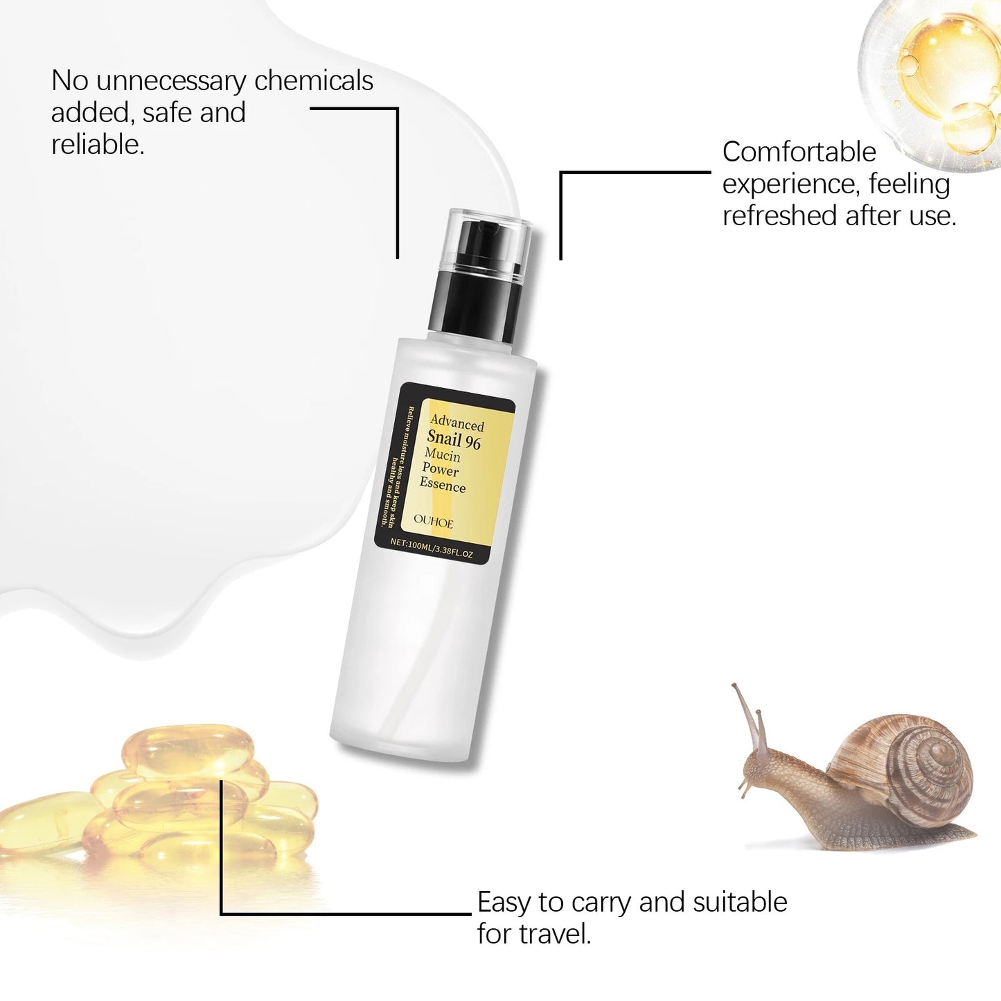 Advanced Snail 96 Mucin Power Essence – 100ml