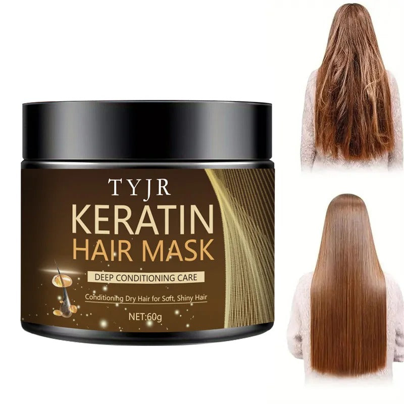 Keratin Hair Mask-Deep Repair & Shine [60g]